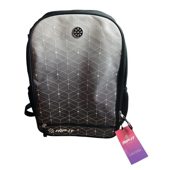 RIP-IT Classic Softball Backpack Black 2 2CPACK-B 2 Side Bat Sleeves NEW DURABLE main image 6